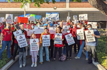 Photo of Glendale Teachers Association members