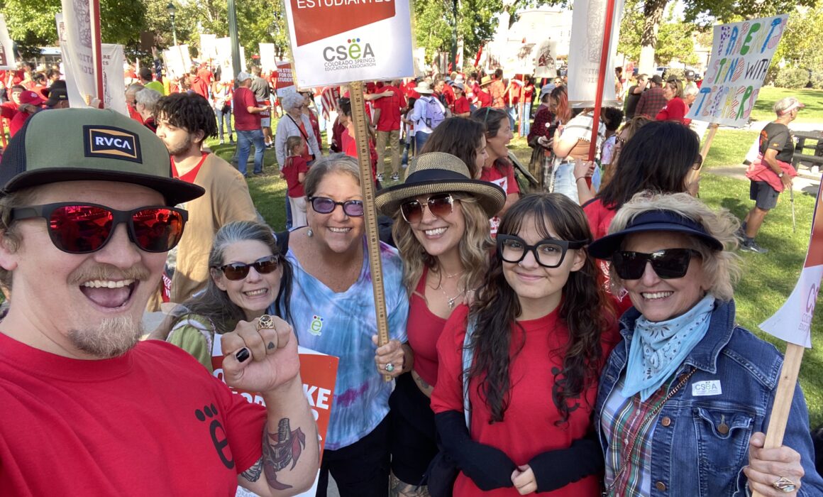 CSEA members went on strike to make their voices heard and draw attention to urgent student needs.